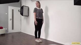 Amateur Blonde Czech Girl on Casting Couch