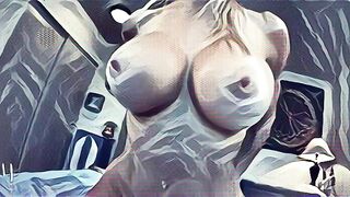 1 minute: Alexis Fawx - MomCrushBlue - NeuralStyled