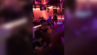 eva lovia putting some cucked losers face in her a-hole at the club