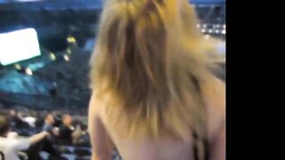 Soccer Flasher from behind - Public Display