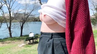 Public Flashing: Taking a stroll throughout the park :)