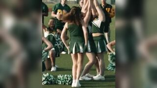 Public Flashing: Delicious cheerleader ass flash
