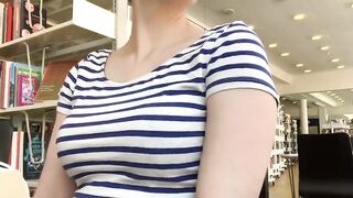Nordic Girl Public Library Flashing & Masturbation - Public Flashing
