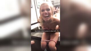 Hot broad decides to pee in the sink - Public Flashing