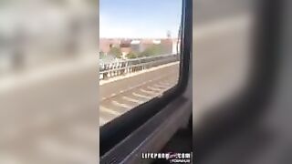Quickie On A Train Public - Public Sex