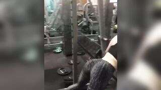 Exercises in the gym! - Public Sex