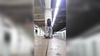Subway Masturbation