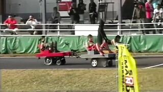 Check out this crazy new Japanese sport taking their nation by storm - Bondage Racing!
