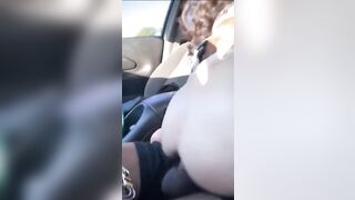 In car. - Public Sex