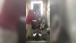 Paying for her son’s Haircut ‍♂️