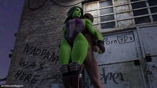 She-Hulk thighjob (Nappana) - Fortnite 2
