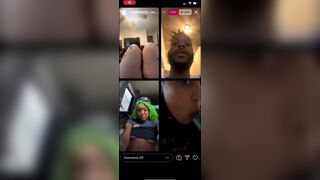 She elite for being outside in the car like that - Freaky IG Live Shows