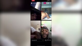 She pulled out the Henny bottle - Freaky IG Live Shows