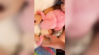 Handcuffed ticked and fucked by Daddy