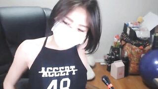 Hot BJ Chaewon / ?? shows her perky tits and dances