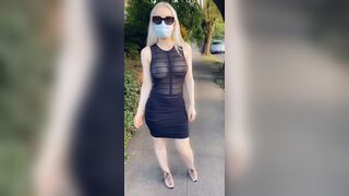 This is how a fuckdoll dresses to go to a restaurant packed with... - Fuck Doll