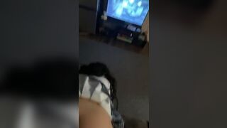 Fucking while playing Resident Evil (reupload better quality)