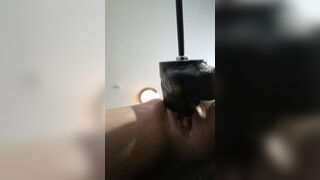 Mr Hankey's Ogre on the machine makes her squirt so good - Fucking Machines