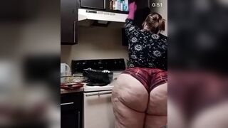 I want her and whatever shes cooking - Fuck BBW