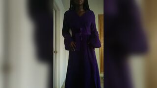 Would you fuck me after seeing what's under my robe? - Small Girls
