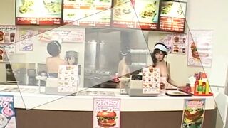 Fast food restaurant in Japan - Funny JAV