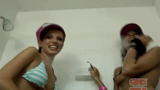 Friends having fun in the shower! - Fun With Friends