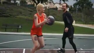 Playing strip basketball with a friend - Fun With Friends