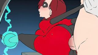 helen parr / elastigirl and syndrome (butcha-u - eroquis) [the incredibles] - Girls Brutally Used