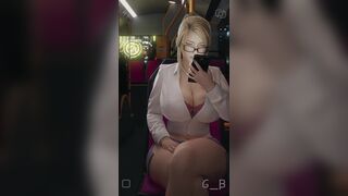 Sarah Bryant gets fucked in the bus (GeneralButch) [Virtuo Fighter]