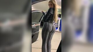 Gas station lighting looks pretty nice - Girls In Flare Pants