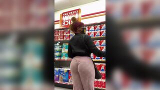 When I'm thirsty, I always love finding cheeks in the water aisle - Girls In Flare Pants