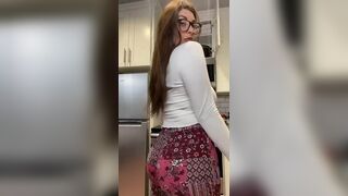 Wait for it! Can you help me reach the waffle maker? - Girls In Flare Pants