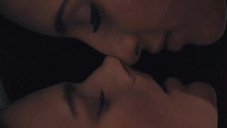 Gentle kisses. - Girls Kissing