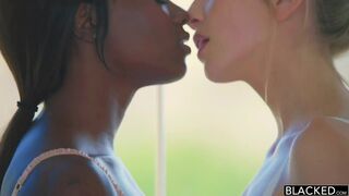 Ana Foxxx and Kendra Sunderland - Girls Kissing