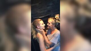 Brandi Love and Alexa Grace - Girls Kissing