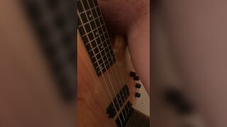 F31 My husband has been teaching me to play the bass! How am I doing so far? - Female Masturbation