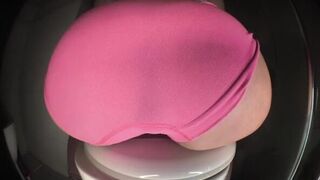 Enormous load of shit ruins pink panties - Girls Pooping