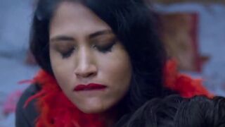 Manvi Chugh - threesome sex on Woodpecker series on Ullu app