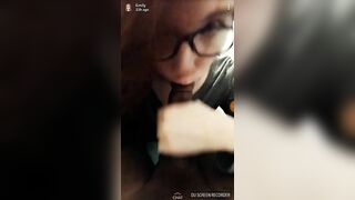 Emily sucking - Snapchat