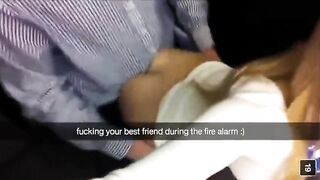 Firealarm fun - Snapchat