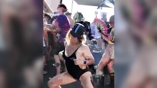 WTF?: spraying strangers with breast MILK at a festival