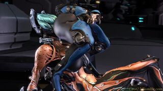 Moa pushes it's little fat butt into valkyrs face repeatedly - Warframe