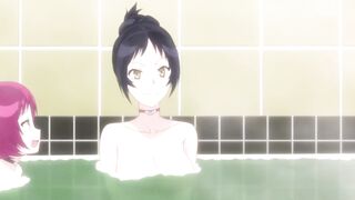 In the bath house - Shimoneta - Anime