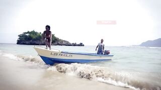 Beach Walk - Black Women