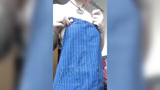 Sexy Juvenile Dungaree Flash