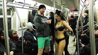 Asa Akira Answering Questions In A Ny Teach Topless!