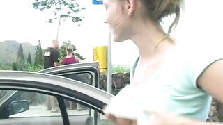 Carly Banks Flashing In Public