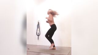 Showing Off Her Fighting Moves