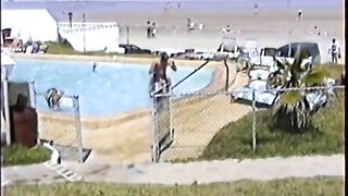 Gals Flashing During Spring Break At Daytona Beach 1989