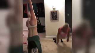 to do a handstand - Funny